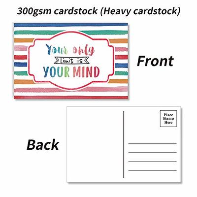 PETCEE 100Pcs Punch Cards for Kids Students Incentive Reward Card