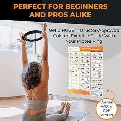 Pilates Ring Circle Yoga Ring, 12 Inch Magic Circle Pilates Ring