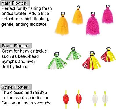 Aventik Strike Indicator Hand Tied Floating Fly Fishing Nymphs & Dry Fly 12  pc Each Style Strike Indicator Fly Fishing (M, White) - Yahoo Shopping