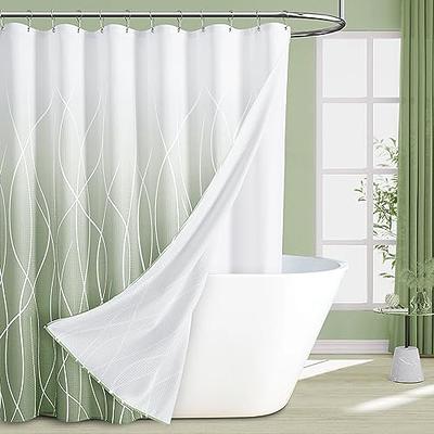 Shower Curtain, Fabric Shower Curtain Set with Hooks, Bath Curtain,  Waterproof Shower Curtain Liner, Elegant Modern Bathroom Accessories, 72 x  72