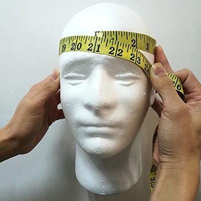 LIAMTU Male Wig Display Mannequin Head Stand Model Styrofoam Foam White -  Yahoo Shopping