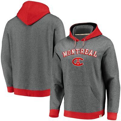 Men's Antigua Red Detroit Wings Logo Victory Full-Zip Hoodie Size: Large