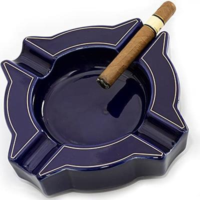 Ronxs Ashtray Outdoor Ash Tray For Patio With Lid Windproof Ashtrays For  Cigar