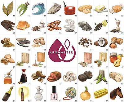 60 wine aromas kit - master sommelier wood box