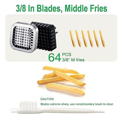 2 Blades French Fry Cutter Potato Vegetable Cucumber Sweetpotato Slicer  Chopper