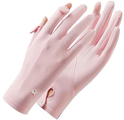 DudWocy Women UV Sun Protection Gloves for Men Full Finger Driving