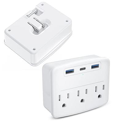 GHome Smart Plug Outlet Extender, Surge Protector with 3 Individually  Controlled Smart Outlets and 3 Smart USB Ports, Works with Alexa Google  Home