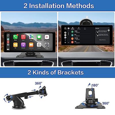 Hikity Portatile Autoradio con Bluetooth Wireless CarPlay Android