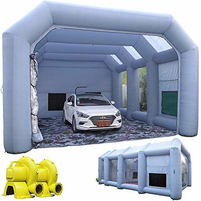 BENTISM Inflatable Paint Booth 30x20x13ft Inflatable Spray Booth Car Paint  Tent with 950W+1100W Filter System Blower - Yahoo Shopping