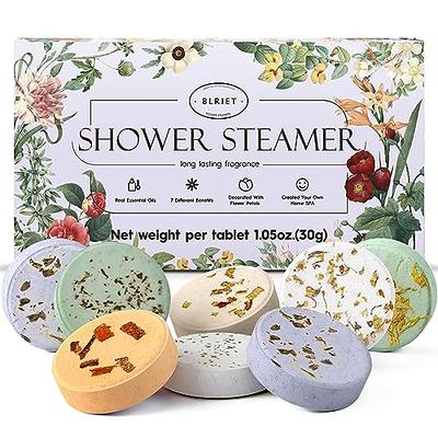 Shower Steamers Aromatherapy Gifts Set Pack of 8 Shower Bath Bombs Tablets  with Essential Oils for Home SPA, Self Care Relaxation Birthday Christmas
