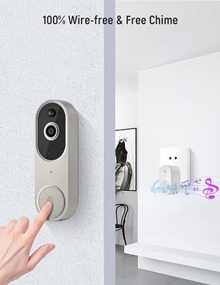 AIWIT Wireless Video Doorbell Cam, Indoor/Outdoor Surveillance Camera  Included Ring Chime, 2-Way Audio, AI Human Detection, Night Vision, Instant  Alerts, Live View, Cloud Storage, 2.4G Wi-Fi - Yahoo Shopping