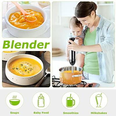 Bonsenkitchen Stainless Steel Immersion Hand Blender