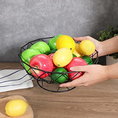 Kitchen counter fruit bowl, kitchen plastic bowl, kitchen large fruit  basket, decorative candy bowl, bamboo fruit basket.