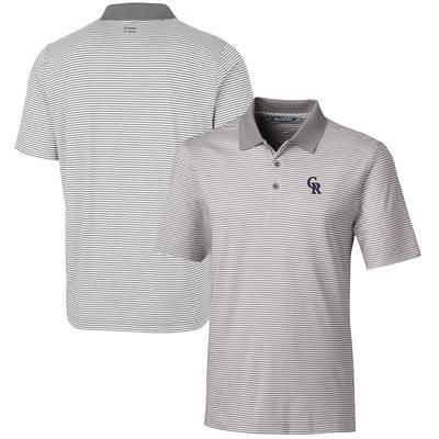 Houston Astros Cutter & Buck Forge Tonal Stripe Stretch Polo