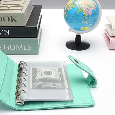 A7 Mini Budget Binder For Saving Money Budget Loose-leaf Planner With Cash  Envelope Wallet System 6 Holes Pockets Zipper