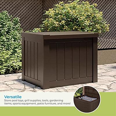 Suncast 22 Gallon Indoor/outdoor Backyard Patio Small Storage Deck