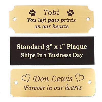 Custom Brass Tags & Engraved Brass Plates