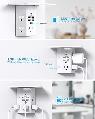 WBM Smart Multi Plug Outlet, White