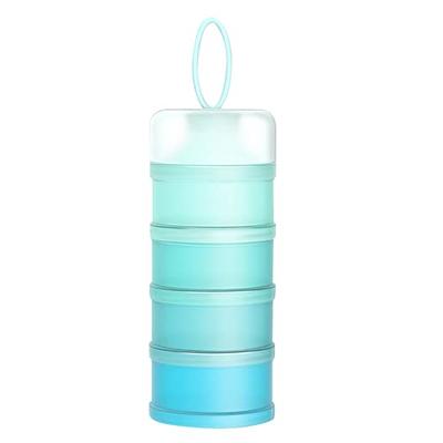 2pcs Baby Milk Powder Dispenser 480ml Twist-lock Stackable On-the-go Bpa  Free Milk Powder Dispenser Snack Storage