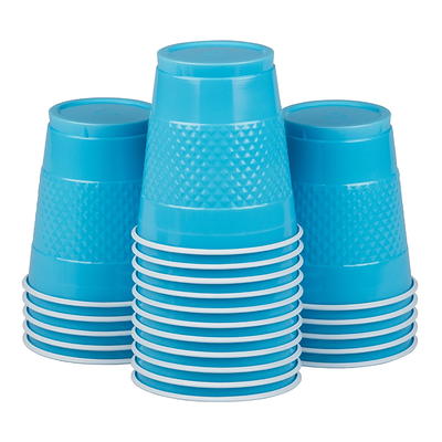 Jam Paper Plastic Cups - 12 oz - Green - 20/Pack