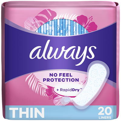 Carefree Acti-Fresh Panty Liners, Thin to Go, Unscented, 22 Count (Pack of  12) - Yahoo Shopping