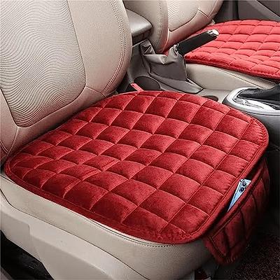 Coverado Leather Lumbar Support Pillow for Car Seat Driver, Car Seat  Massager for Vehicle, Car Seat Cushions for Back Pain, Detachable Memory  Foam Car