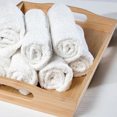 Utopia Towels Kitchen Towels Dish Cloth (12 Pack) Machine Washable Cotton White Kitchen