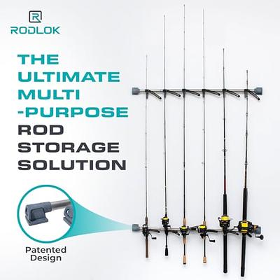 R RODLOK 2 Pc Fishing Rod Holder for Car- Fishing Pole Rack - SUV Truck Fly  Rod