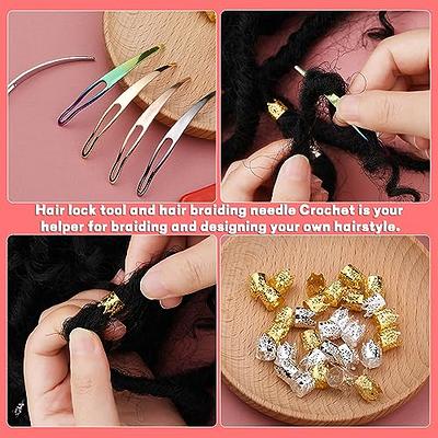 Latch Hook Crochet Needle Knitt Hair Crochet Needle Hook Hair Weaving  Plastic Knitting Crochet Hook Needles For Braiding Hair