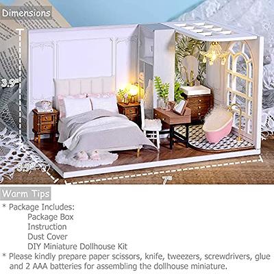 Diy Miniature Dollhouse Kit, Miniature Doll House