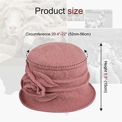 1920s Summer Bowler Hats for Women Fashionable Vintage Cap Beret