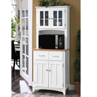 Modern Wood Kitchen Cart, White - Yahoo Shopping