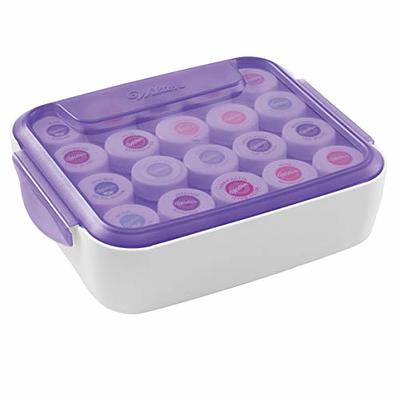 Wilton Icing Color Organizer Case - The Color Organizer Holds 20 Bottles of  Colors for Cakes & Cookies, Cake Decorating Supplies, White & Purple -  Yahoo Shopping