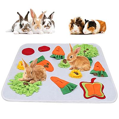 Small Pets, Rabbit Foraging Mat Small Pet Puzzle Toy Polar Fleece Pet  Snuffle Pad Bed