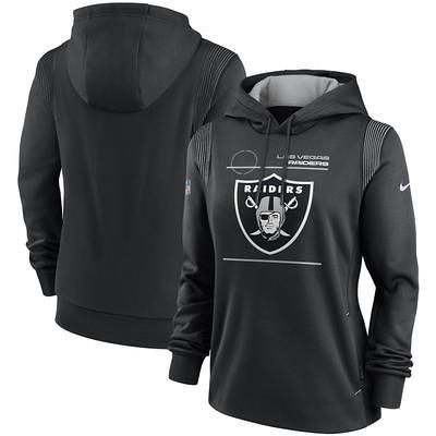 New Era Las Vegas Raiders Sideline Pullover Hooded Sweatshirt Dark Grey