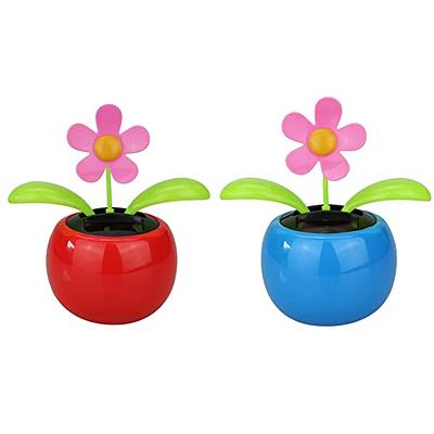 ikasus 2pcs Solar Dancing Flower Toys Auto Dashboard Ornament Car Shaking  Flowers Decor Car Interior Doll Ornament Tabletop Decor Shaking Head  Ornament for Car Office Home Desktop Decoration Red Blue - Yahoo