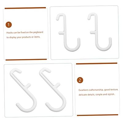 20 Sets Shelf Hook Metal Clothes Hangers Heavy Duty Rack Pegboard Hooks  Tool for