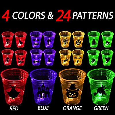 Unbrands (Green)Glow Party Cups for Party Event Fun, 24 Glow In The Dark  Cups, Party Decoration,House Parties Birthdays Concerts Weddings BBQ Beach