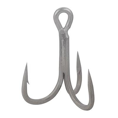 5-Pack 4X-420 Saltwater Treble Hooks - Stainless Steel Classic