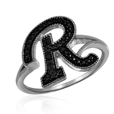Buy Sukai Jewels Stylish Heart Initial 'R'Black Gold Plated Alphabet Ring  For Women and Girls Online at Low Prices in India - Paytmmall.com