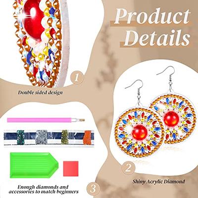Kigeli 8 Pairs Diamond Painting Earring Jewelry Making Kit