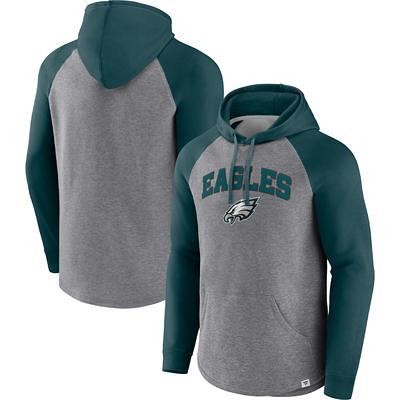 Women's Refried Apparel White Philadelphia Eagles Sustainable Crop Dolman  Pullover Hoodie