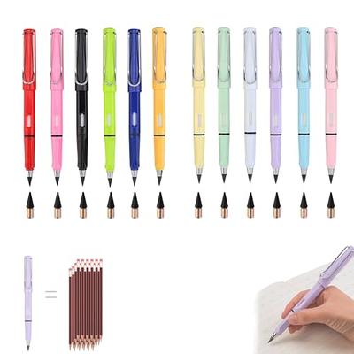 LELEBEAR Black Technology Pencil, Infinity Pencil With Eraser, Pencil That  Never Needs Sharpened (Color Lead Replacement Head) - Yahoo Shopping