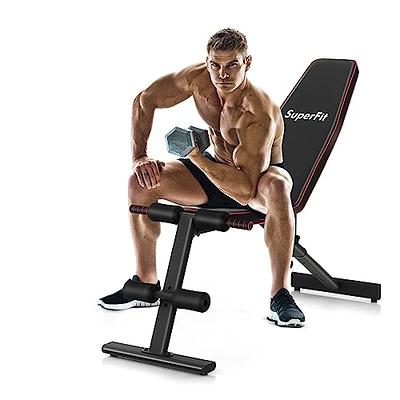 FLYBIRD Adjustable Weight Bench for Home Gym, 15° Sit-Up, Folding Workout  Bench -FBGEAR23