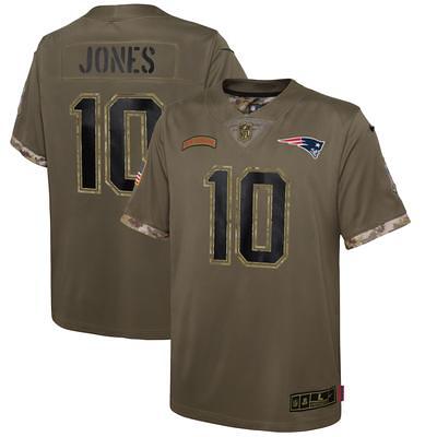 Women's New England Patriots Mac Jones Nike Olive 2022 Salute To