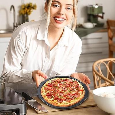 Stoneware Baking Sheets for Oven Small Toaster Oven Pans Non Pizza Pan Oven  Home Pizza Pan Baking Pan Cake Mould Baking Tool Baking Rack And Pan