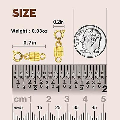 Ofiuny 18K Gold Magnetic Necklace Clasps and Closures 925 Sterling Silver  Mini Magnetic Jewelry Clasp Connector for Bracelets Chain Extender(Made in  Italy) - Yahoo Shopping
