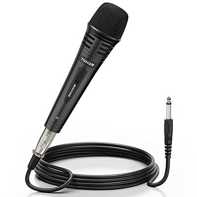 TONOR Wireless Microphone, UHF Dual Cordless Metal Dynamic Mic