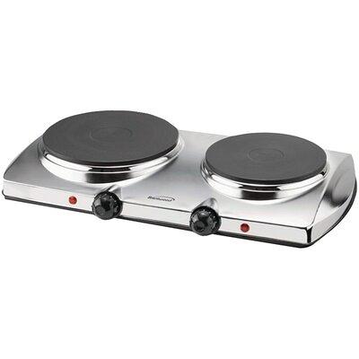 OVENTE Double Coil Burner 6 in. and 5.75 in. Black Hot Plate BGC102B - The  Home Depot