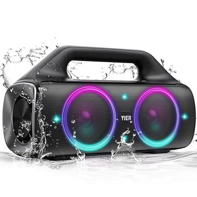 YIER Portable Bluetooth Speakers, 80W Peak Wireless Outdoor